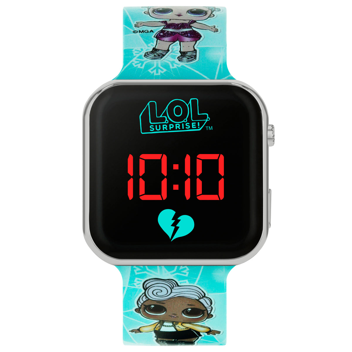 LOL Surprise Printed Blue Silicon Strap Watch-LOL4531ARG