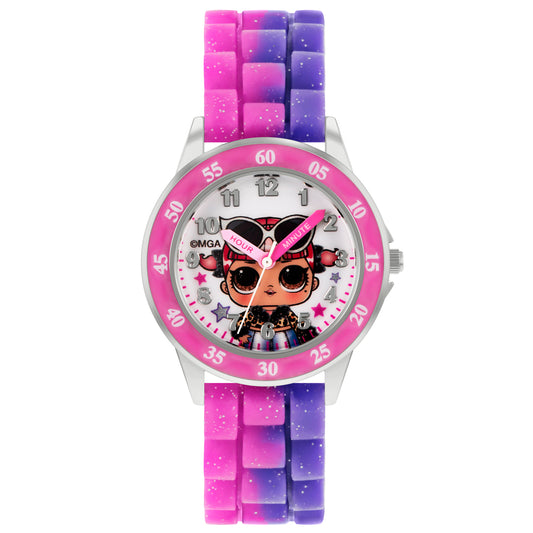 LOL Surprise Pink & purple Silicon Strap Watch - LOL9017ARG