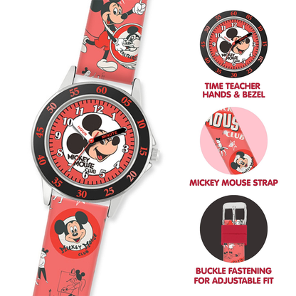 Mickey Mouse Printed Time Teacher Watch - MK9099