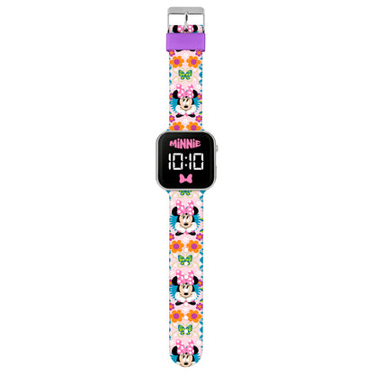 Minnie Mouse Printed LED Watch - MN4484