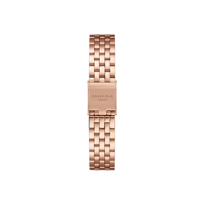 Rosefield Ivy White matte Rose Gold Watch - OCWRSR-OC04