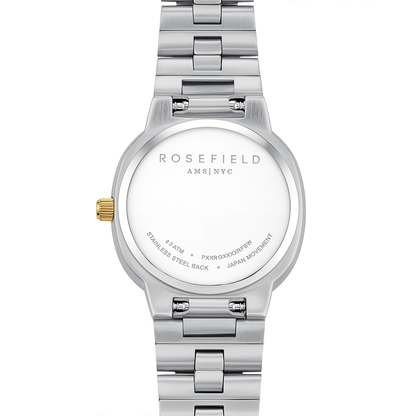 Rosefield Gaia XS Creme Roman Indexes Duotone Watch - ORCDSD-OR06