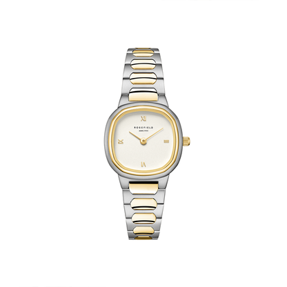 Rosefield Gaia XS Creme Roman Indexes Duotone Watch - ORCDSD-OR06