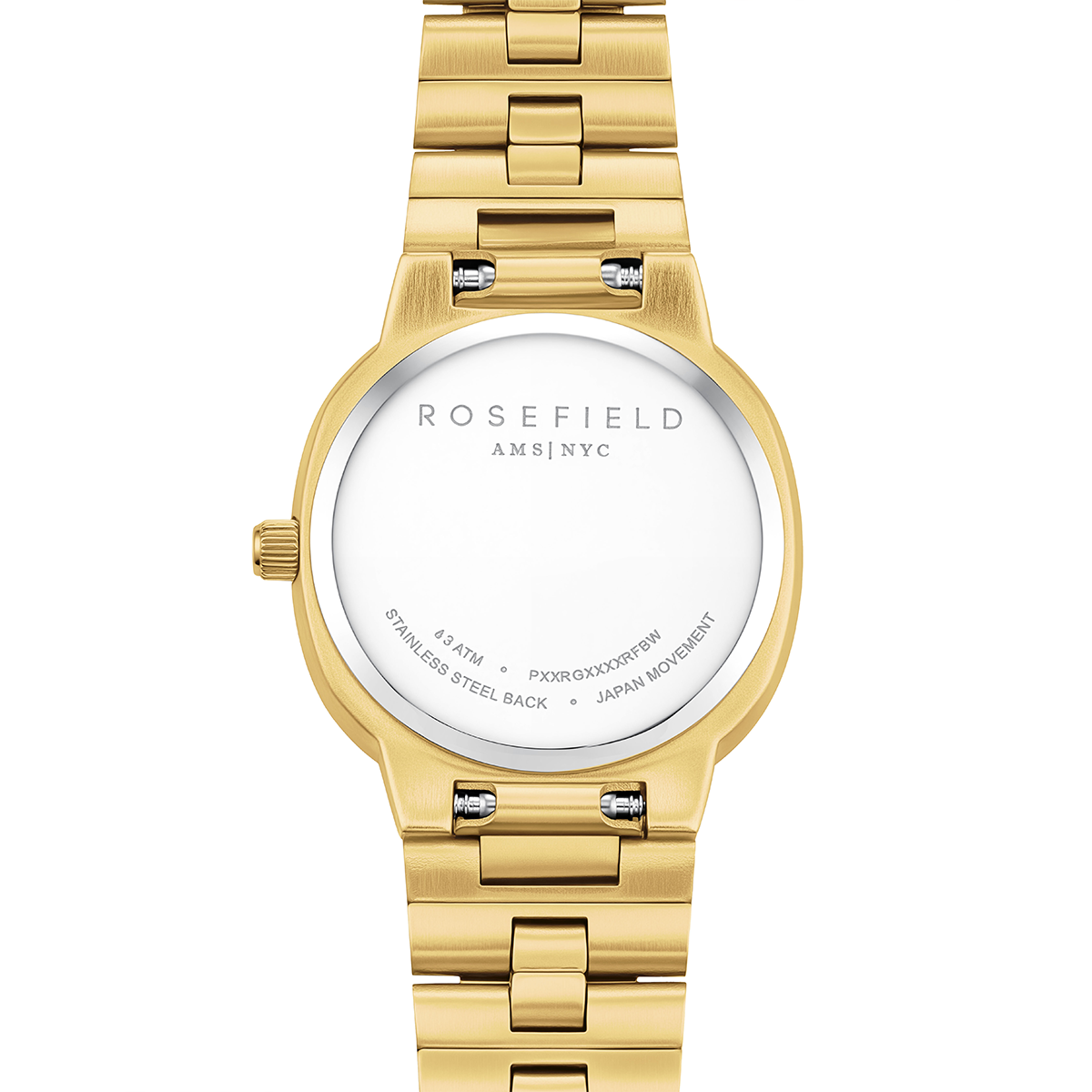 Rosefield Gaia XS Creme Roman Indexes Gold Watch - ORCGSG-OR04