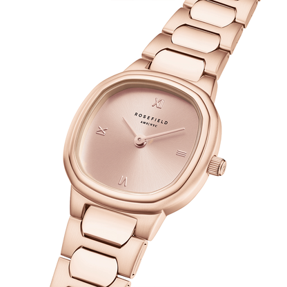 Rosefield Gaia XS Rose Gold Sunray Roman Indexes Rose Gold Watch - ORSRSR-OR07