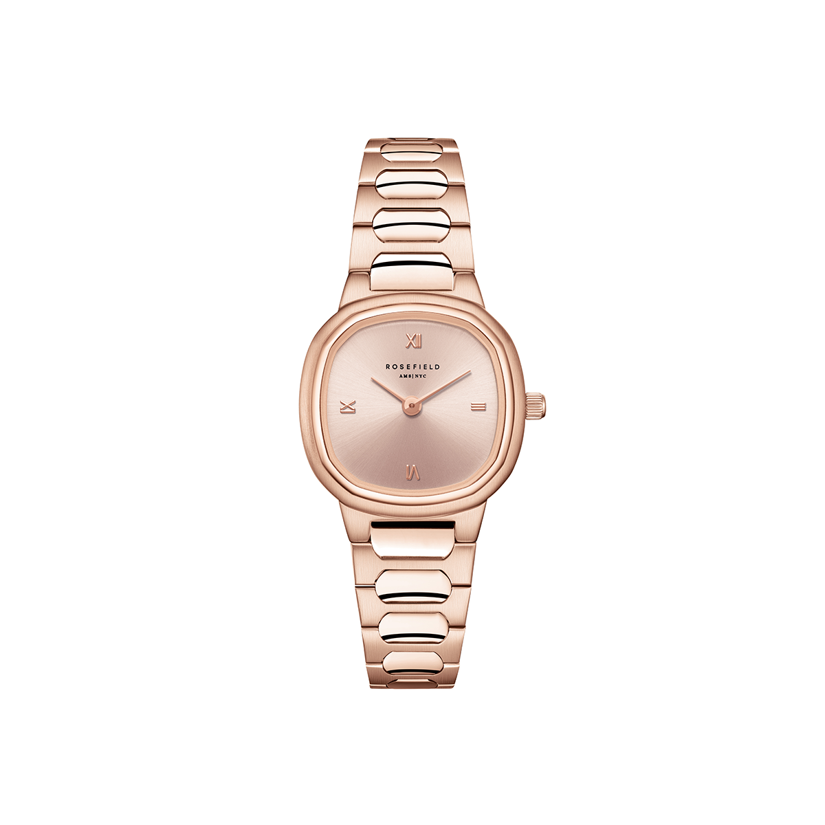 Rosefield Gaia XS Rose Gold Sunray Roman Indexes Rose Gold Watch - ORSRSR-OR07