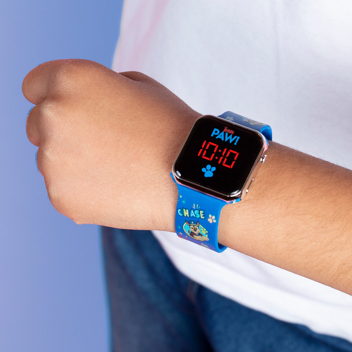 Nickelodeon Paw Patrol Blue Strap LED Watch - PAW4354