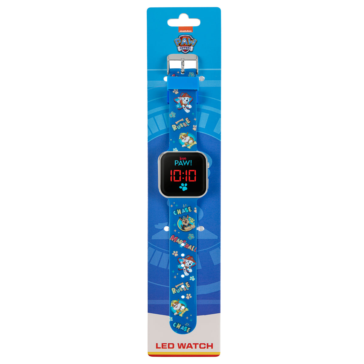 Nickelodeon Paw Patrol Blue Strap LED Watch - PAW4354