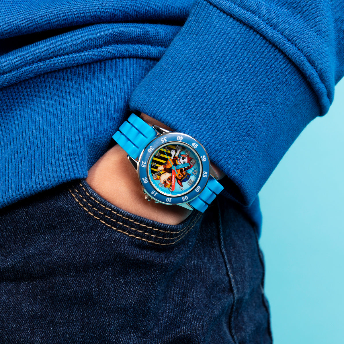 Nickelodeon Paw Patrol Blue Silicon Strap Watch - PAW9030