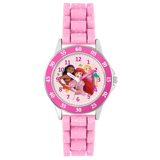 Disney Princess Pink Time Teacher Analogue Watch - PN4660