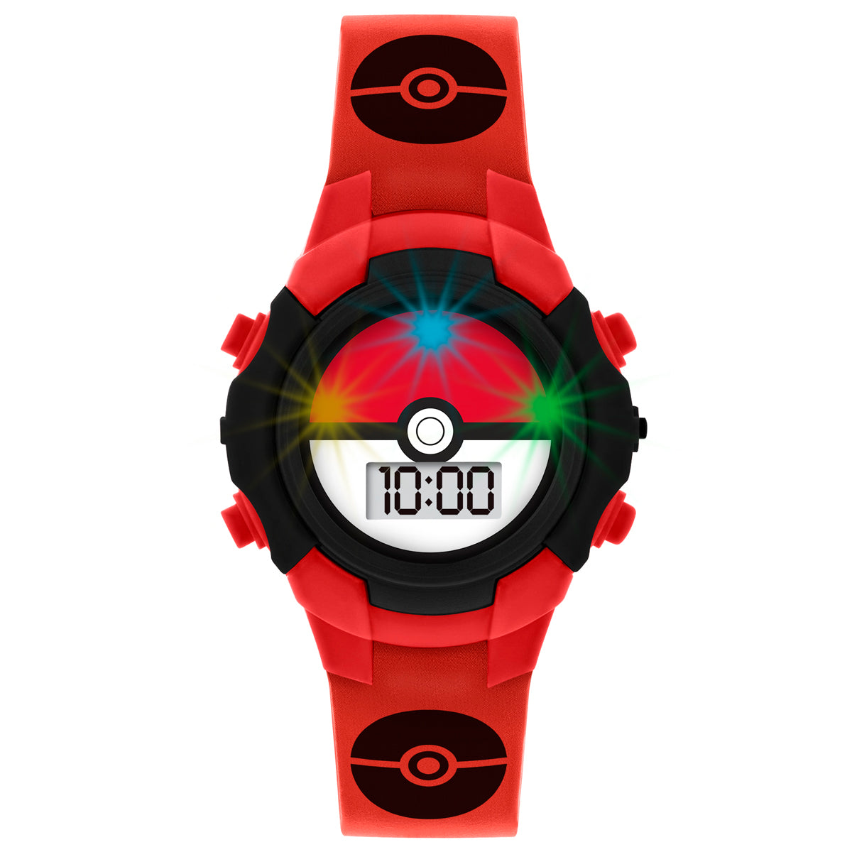 Pokémon Character Print and Dial Digital Flashing Watch - POK4127