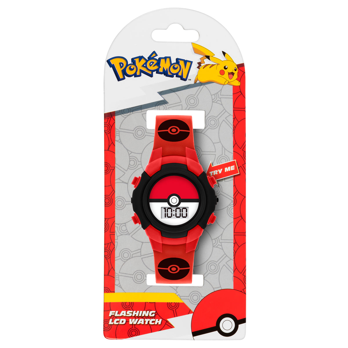Pokémon Character Print and Dial Digital Flashing Watch - POK4127
