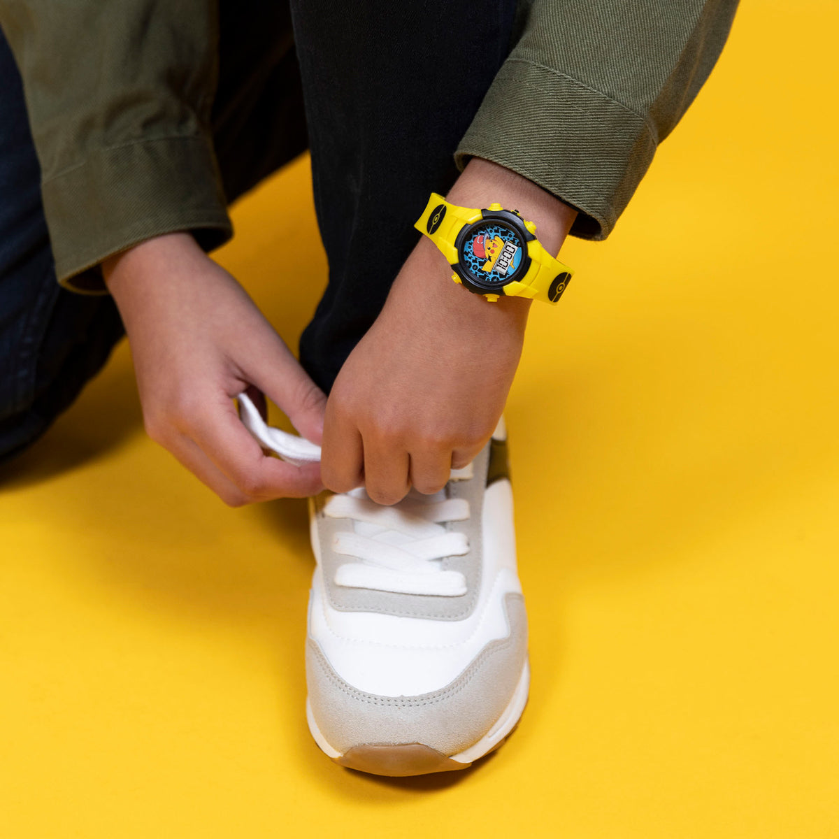 Pokémon Character Print and Dial Digital Flashing Watch - POK4128