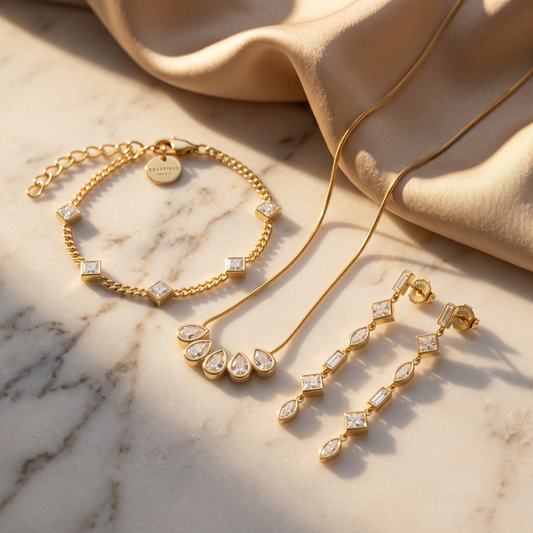 Rosefield  Playful Crystals Gold Trio