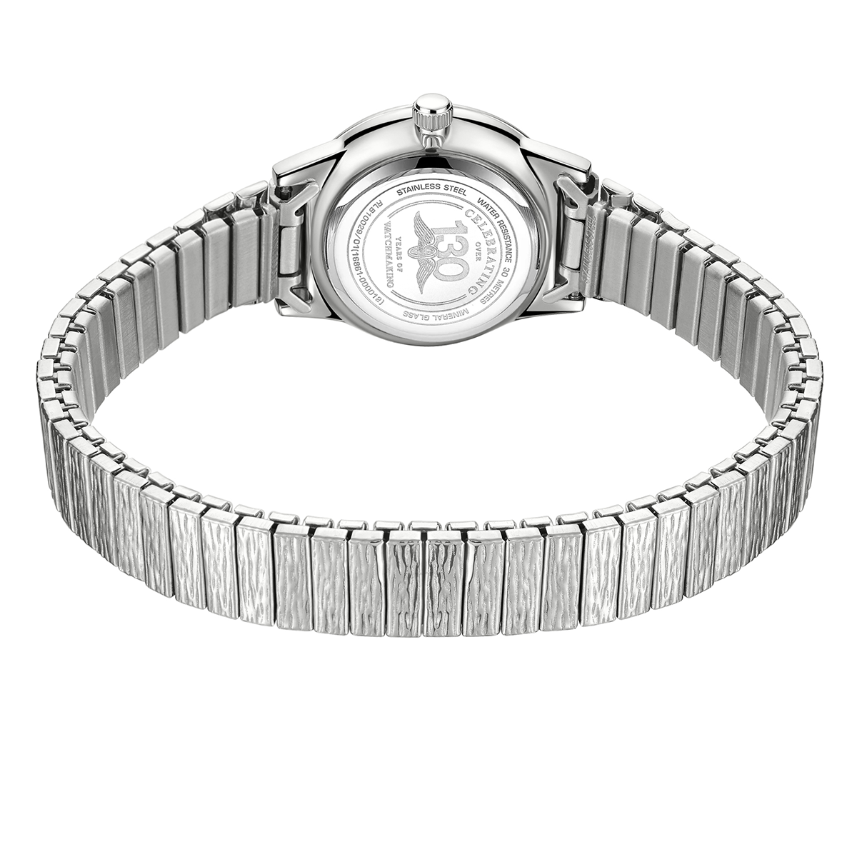 Rotary Ladies Heritage Stainless Steel Expander Bracelet Watch - RLB10029/01