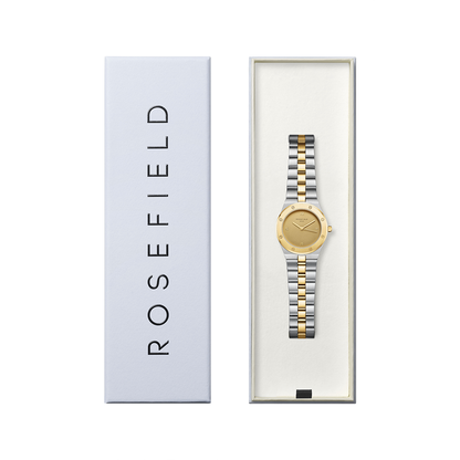 Rosefield Rose Cappucino Matte Duotone Gold Silver Watch - SPCDSD-SP05