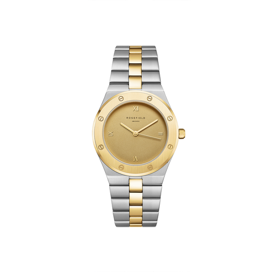 Rosefield Rose Cappucino Matte Duotone Gold Silver Watch - SPCDSD-SP05