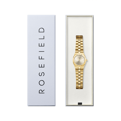 Rosefield Rose Ivory Sunray Gold Watch - SPCGSG-SP01