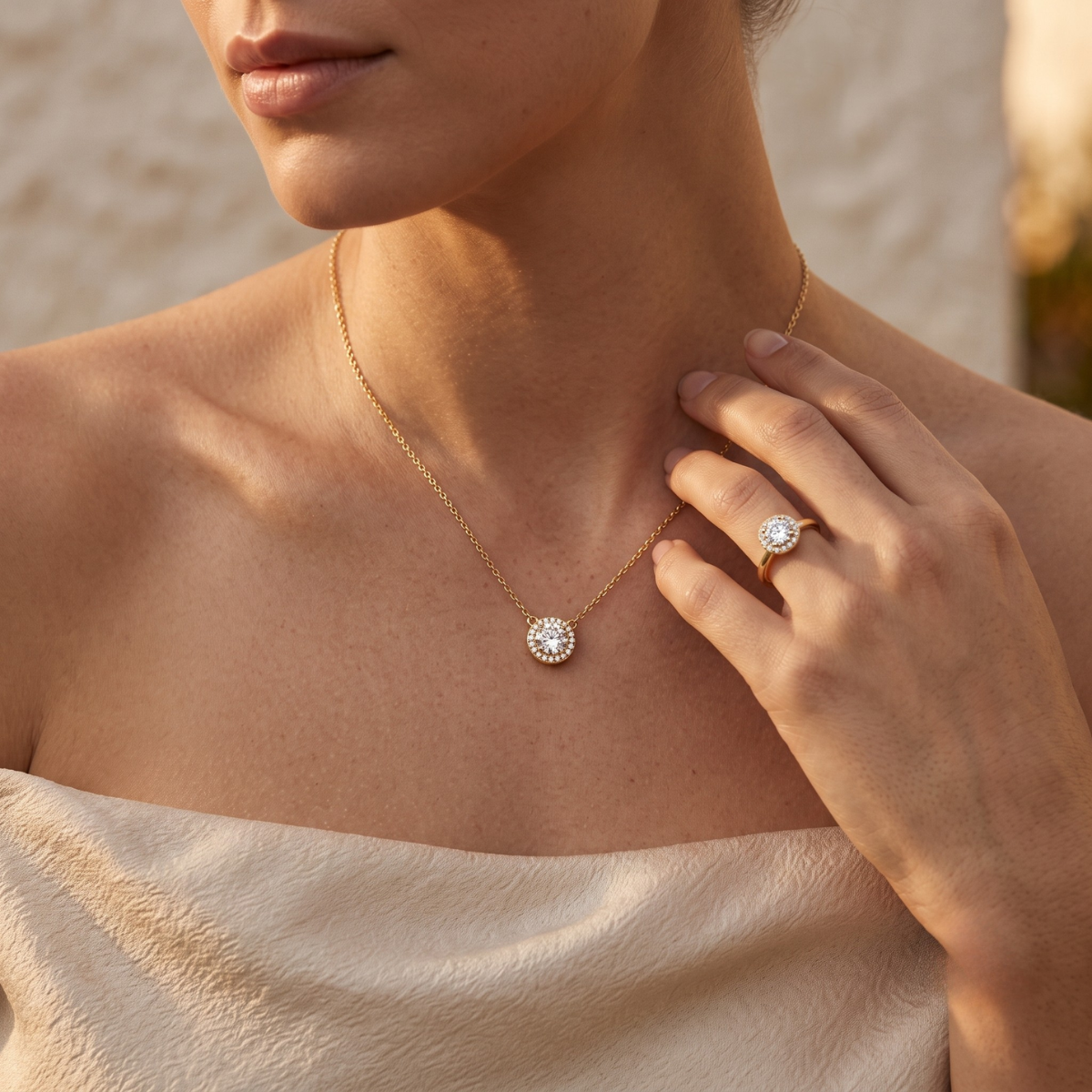 Liu Jo Signature Gold Jewelry Pair