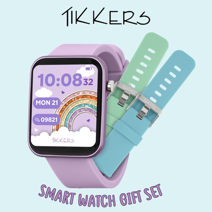 Tikkers Kids Series13 Smart Lilac Interchangeable Strap Watch  - TKS13-0029-SET