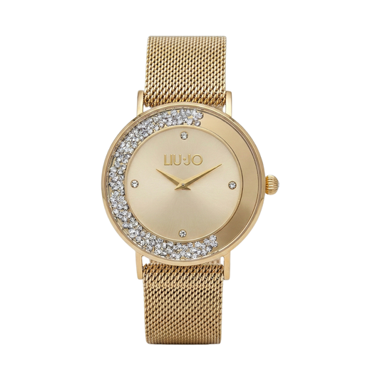 Liu Jo Dancing Slim Mini Gold Watch - TLJ1691
