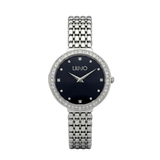 Liu Jo Chains Clear Black Watch - TLJ2197