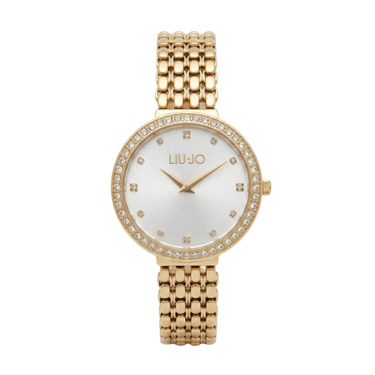 Liu Jo Chains Clear Gold Watch - TLJ2198