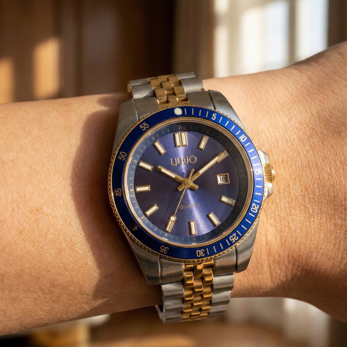 Liu Jo Casual Company Lady Blue Dualtone Watch - TLJ2321