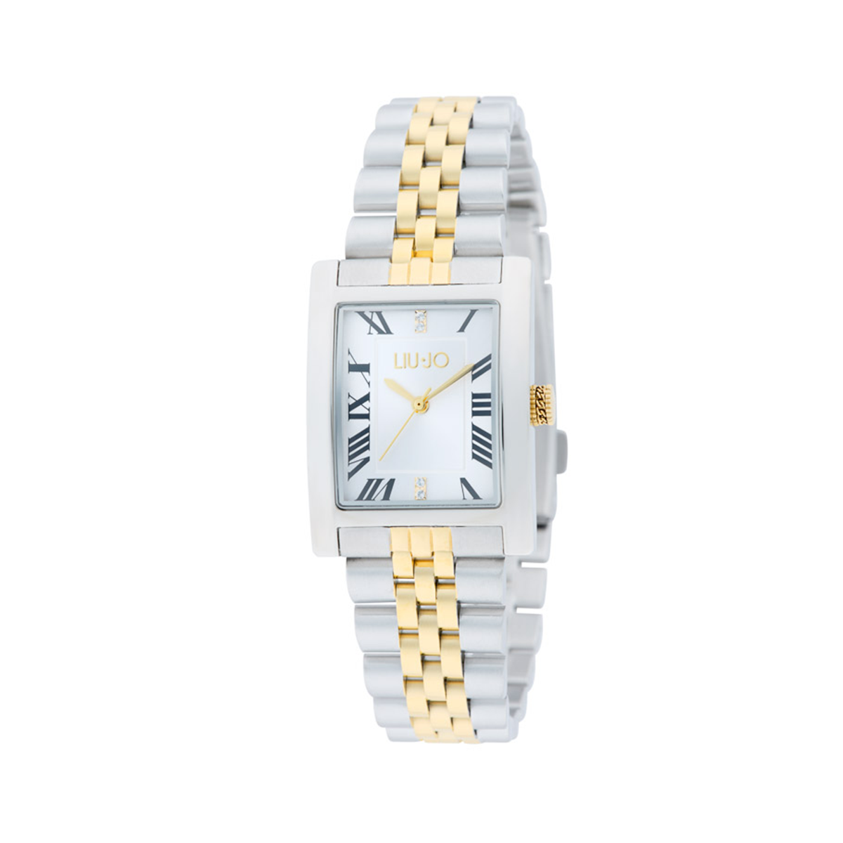 Liu Jo Imperia White Dial Dual tone Silver & Gold Stainless Steel Watch - TLJ2650