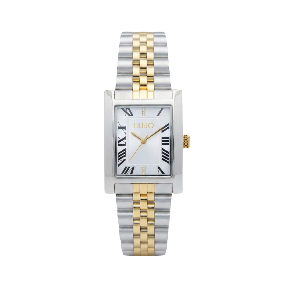 Liu Jo Imperia White Dial Dual tone Silver & Gold Stainless Steel Watch - TLJ2650