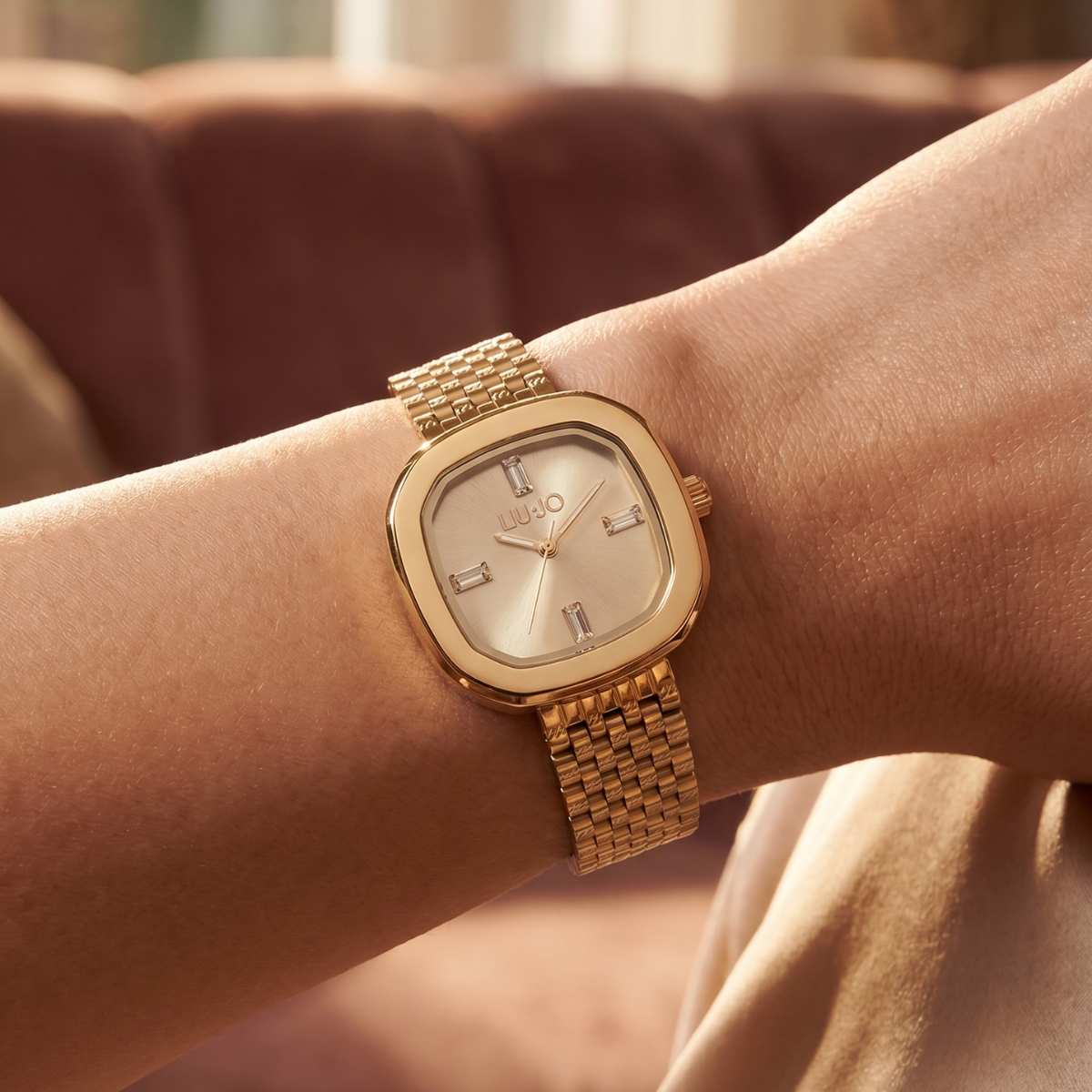 Liu Jo Catena Gold Stainless Steel Watch - TLJ2777