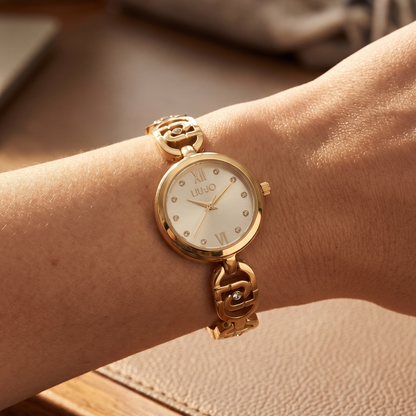 Liu Jo Nuvar Gold Stainless Steel Watch - TLJ2817