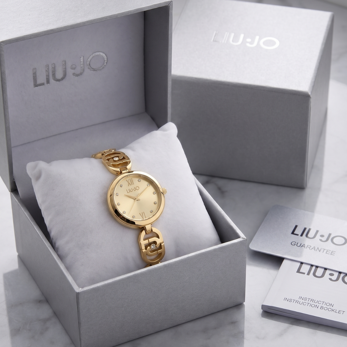 Liu Jo Nuvar Gold Stainless Steel Watch - TLJ2817