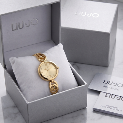 Liu Jo Nuvar Gold Stainless Steel Watch - TLJ2817