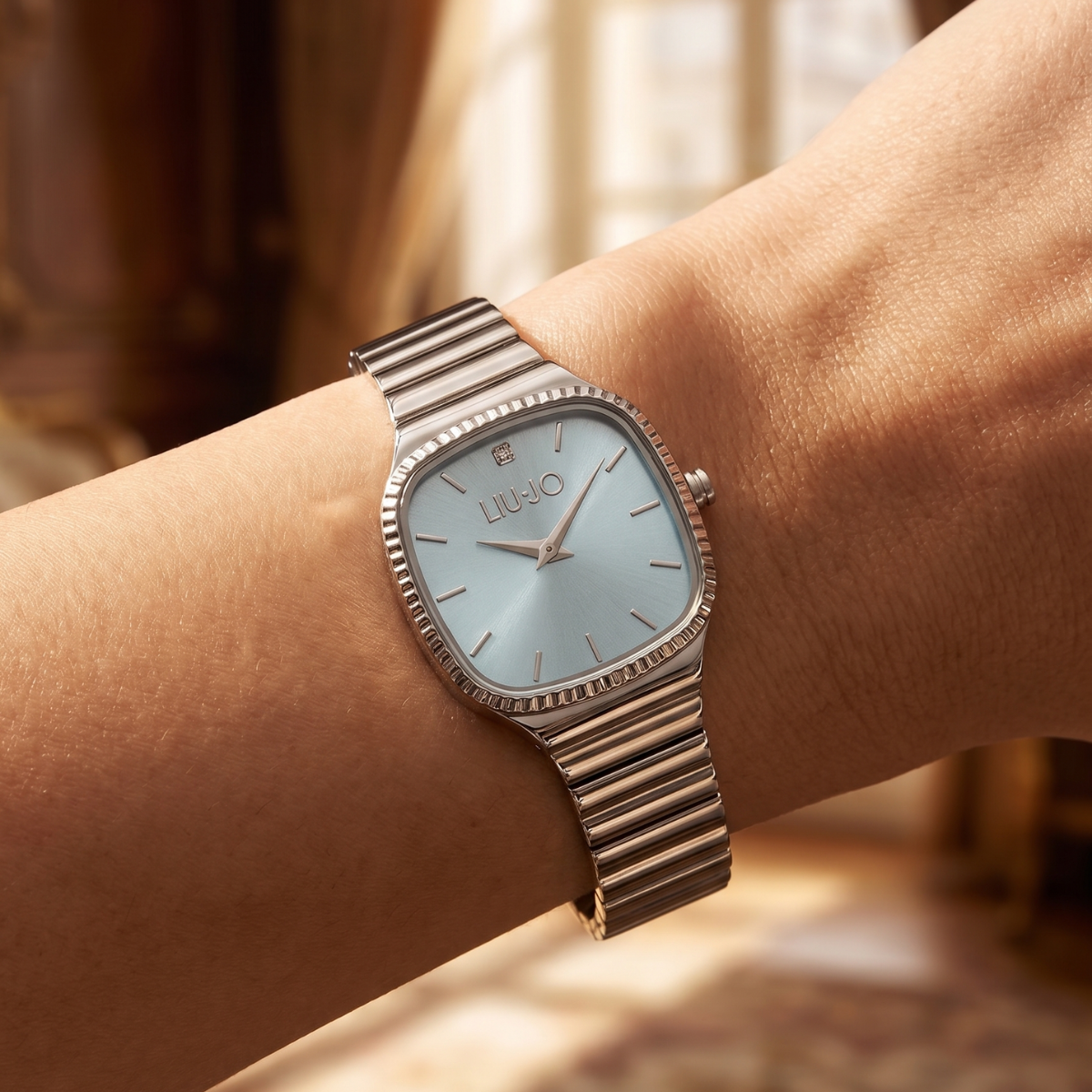 Liu Jo Belmira Blue Dial Silver Stainless Steel Watch - TLJ2823