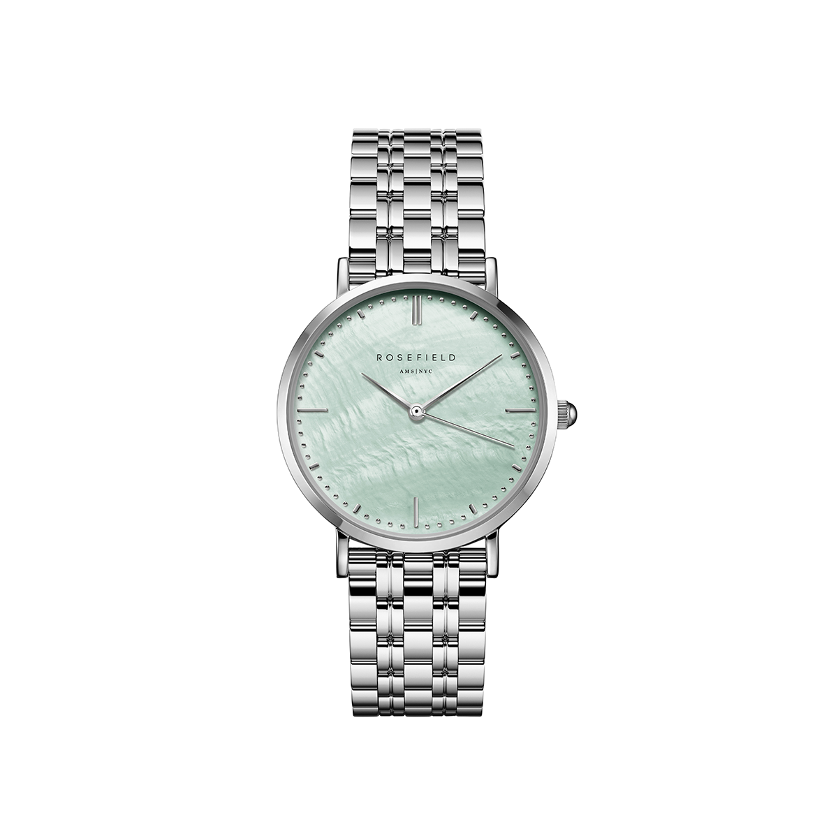 Rosefield The Upper East Side Green Pearl Silver - UGSSS-U38