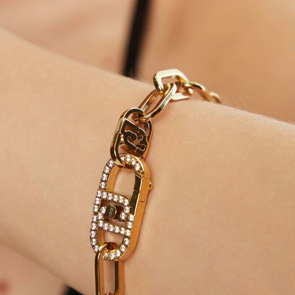 Liu Jo Flare Gold Bracelet - LJ2620
