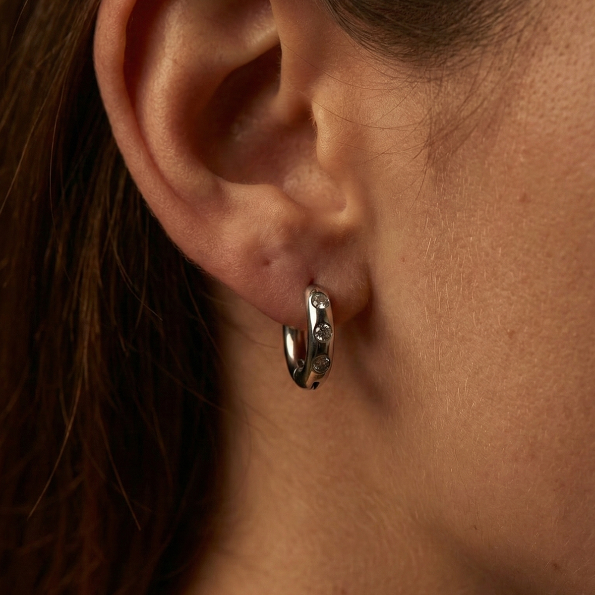 Liu Jo Claw Silver Earrings - LJ2990