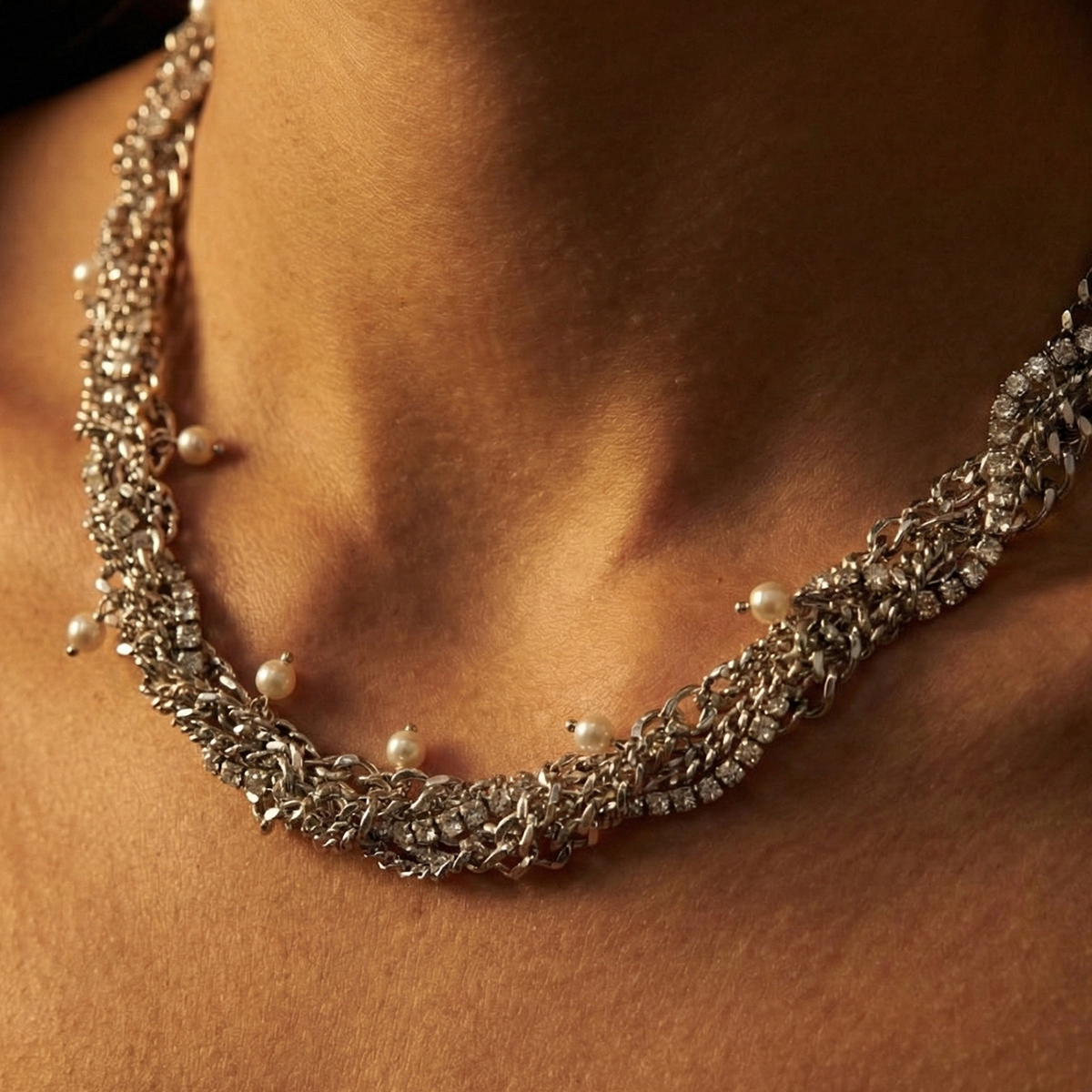 Liu Jo Mure Silver Necklace - LJ3072