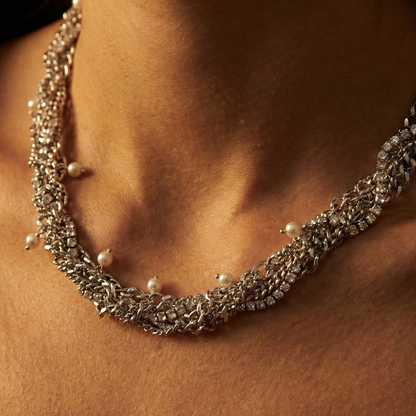 Liu Jo Mure Silver Necklace - LJ3072