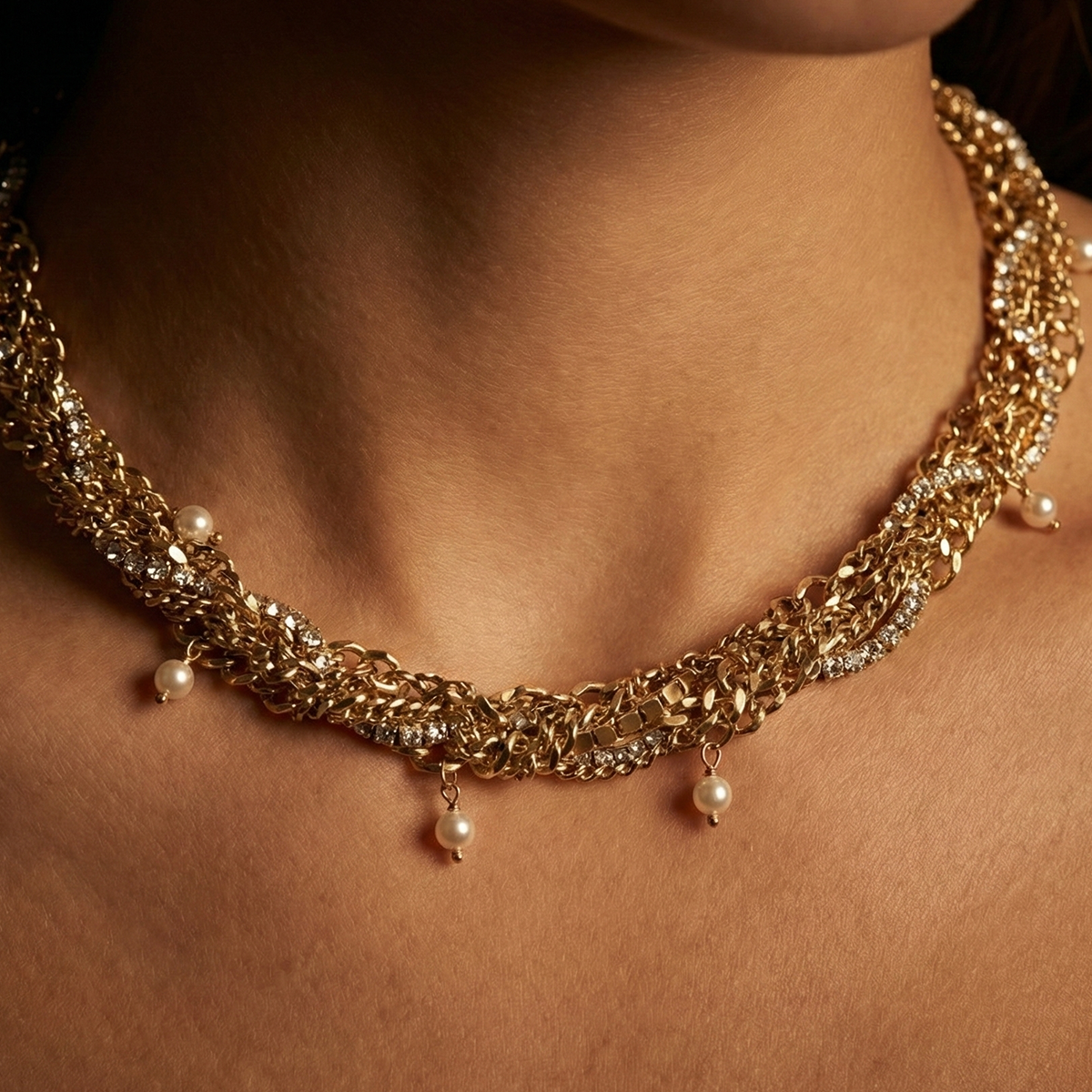 Liu Jo Mure Gold Necklace - LJ3074