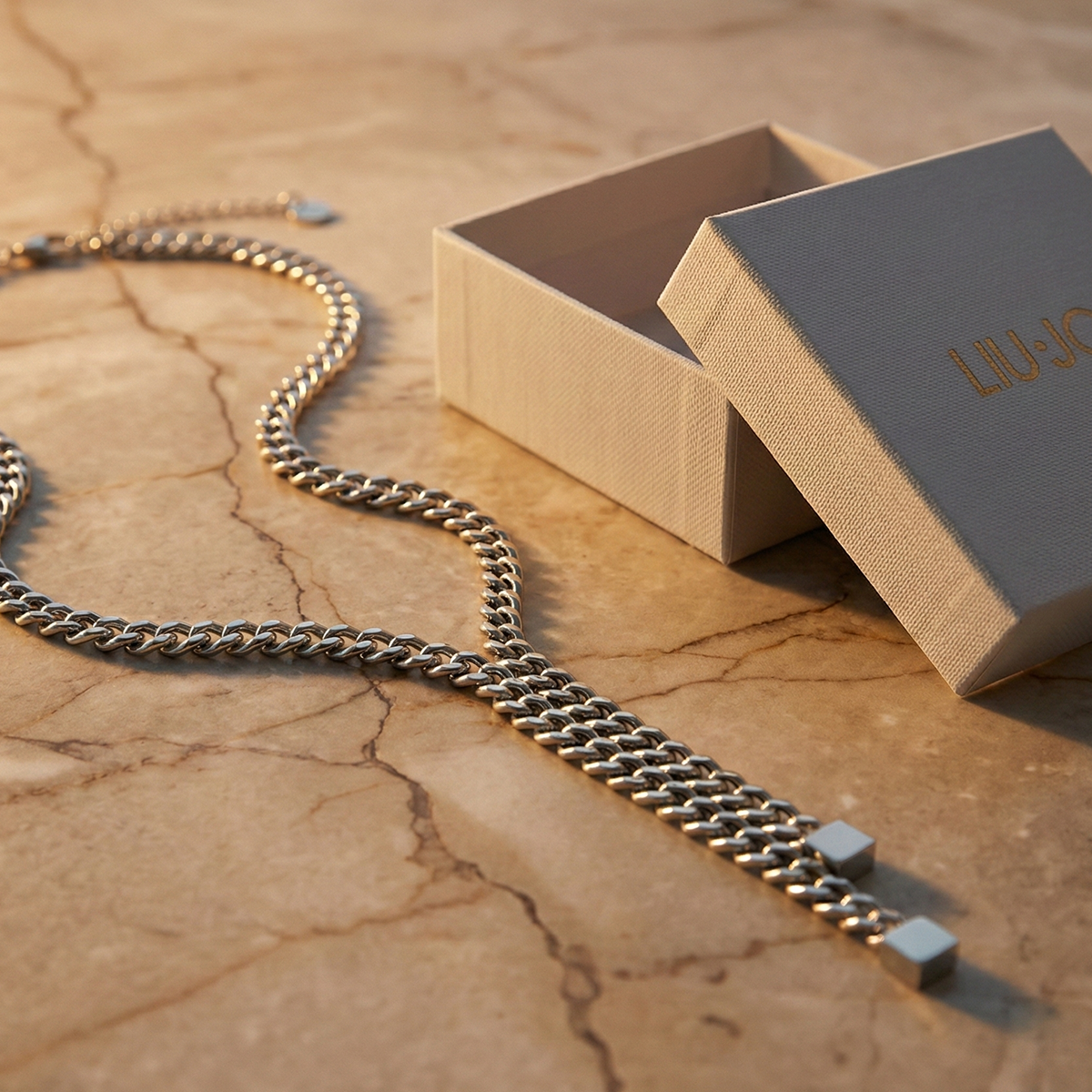 Liu Jo Cosmo Silver Necklace - LJ2988