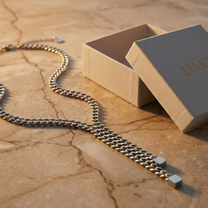 Liu Jo Cosmo Silver Necklace - LJ2988