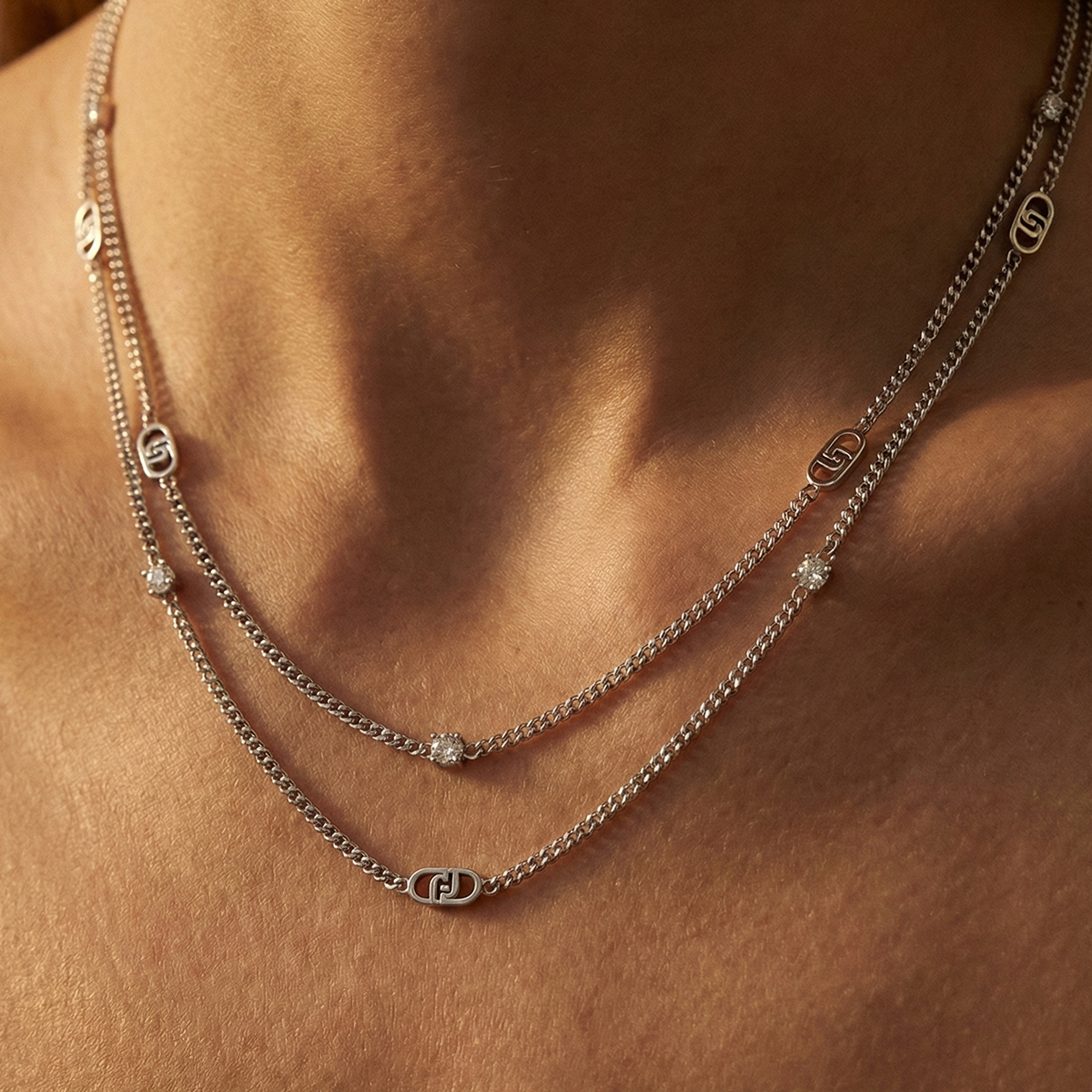 Liu Jo Floet XS Silver Necklace - LJ2900