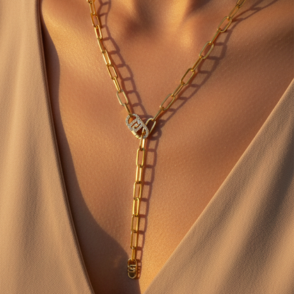 Liu Jo Flare Gold Necklace - LJ2619