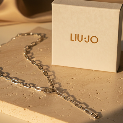 Liu Jo Flare Silver Necklace - LJ2617