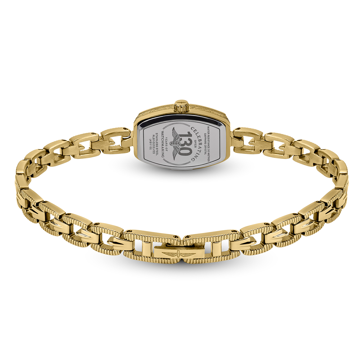 Rotary Ladies 1895 Gold Plated Stainless Steel Vintage Style Bracelet Watch - RLB10052/03