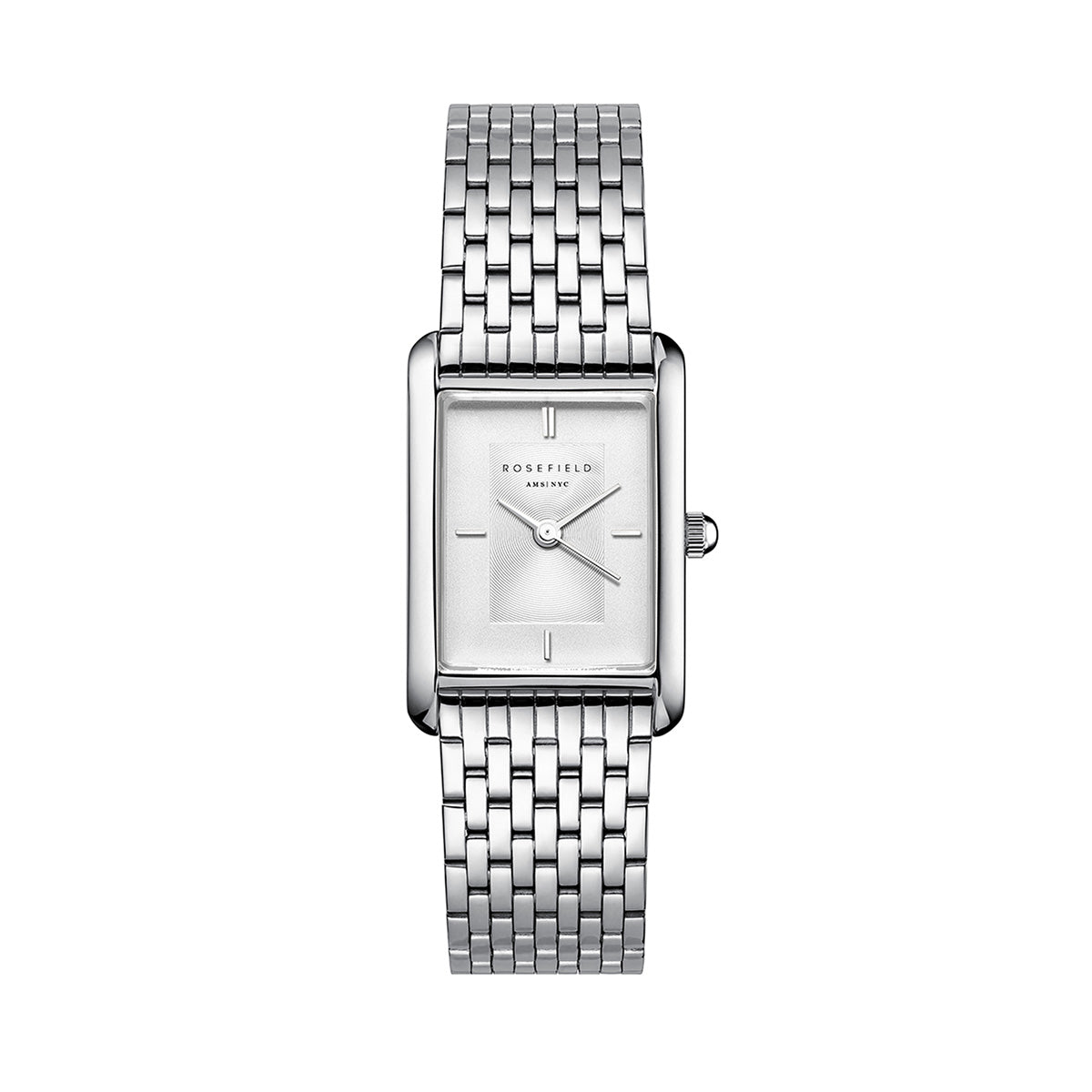 Rosefield Heirloom White Dial Steel Silver- HWSSS-H02