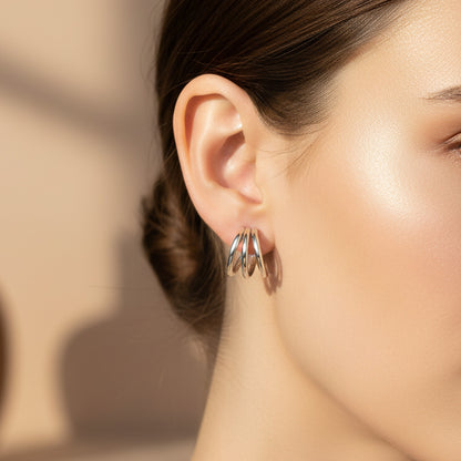 Liu Jo claw silver earring - LJ2724