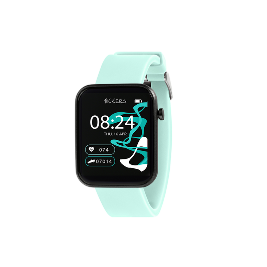 Tikkers Smart Series 13 Blue Silicone Strap Smart Watch - TKS13-0028